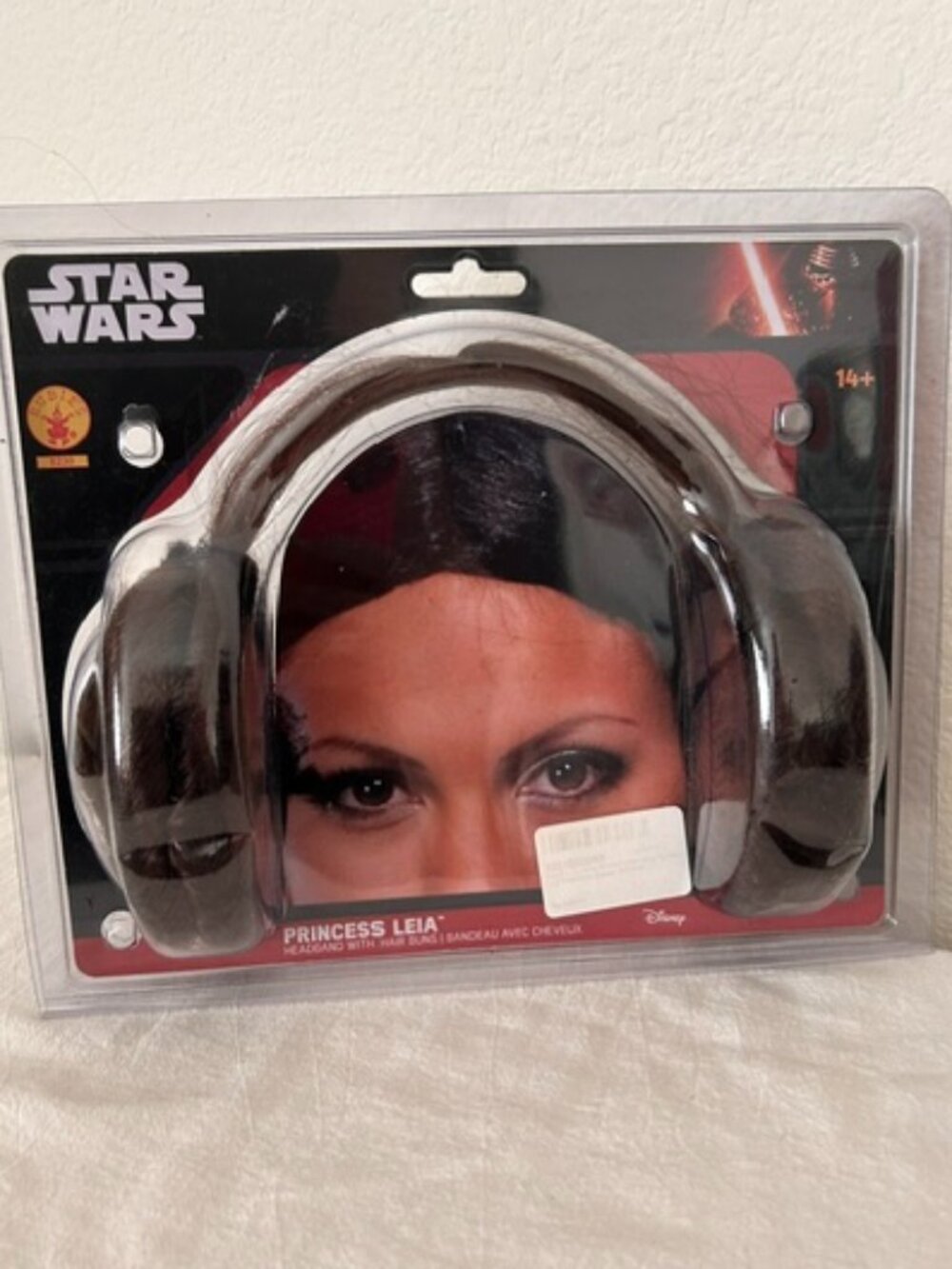 Princess Leia Wig Headband Hair Buns Star Wars Costume NEW UNUSED